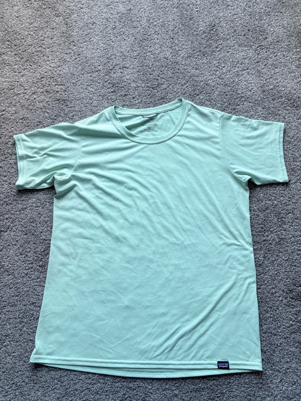 Patagonia Light Mint Short Sleeve Crew Tee